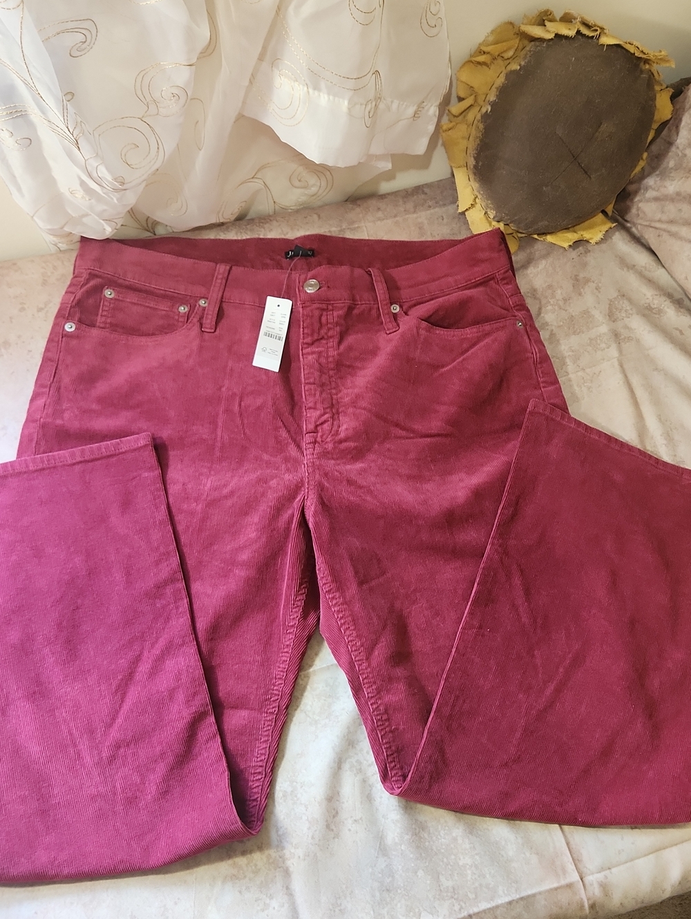 J. Crew Women's Corduroy Jeans in Berry NWT